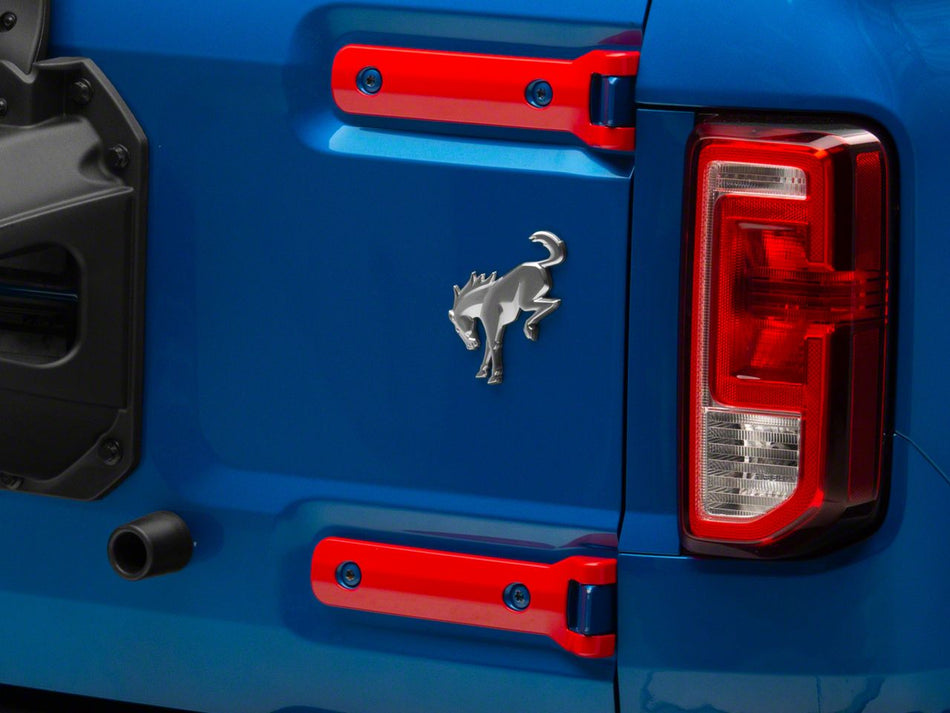 RedRock Tailgate Hinge Trim - Red for Ford Bronco - product view