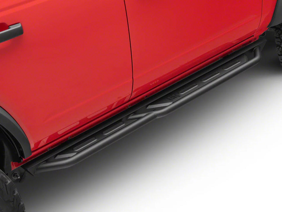 RedRock TC3 HD Rocker Steps - Textured Black for Ford Bronco - product view