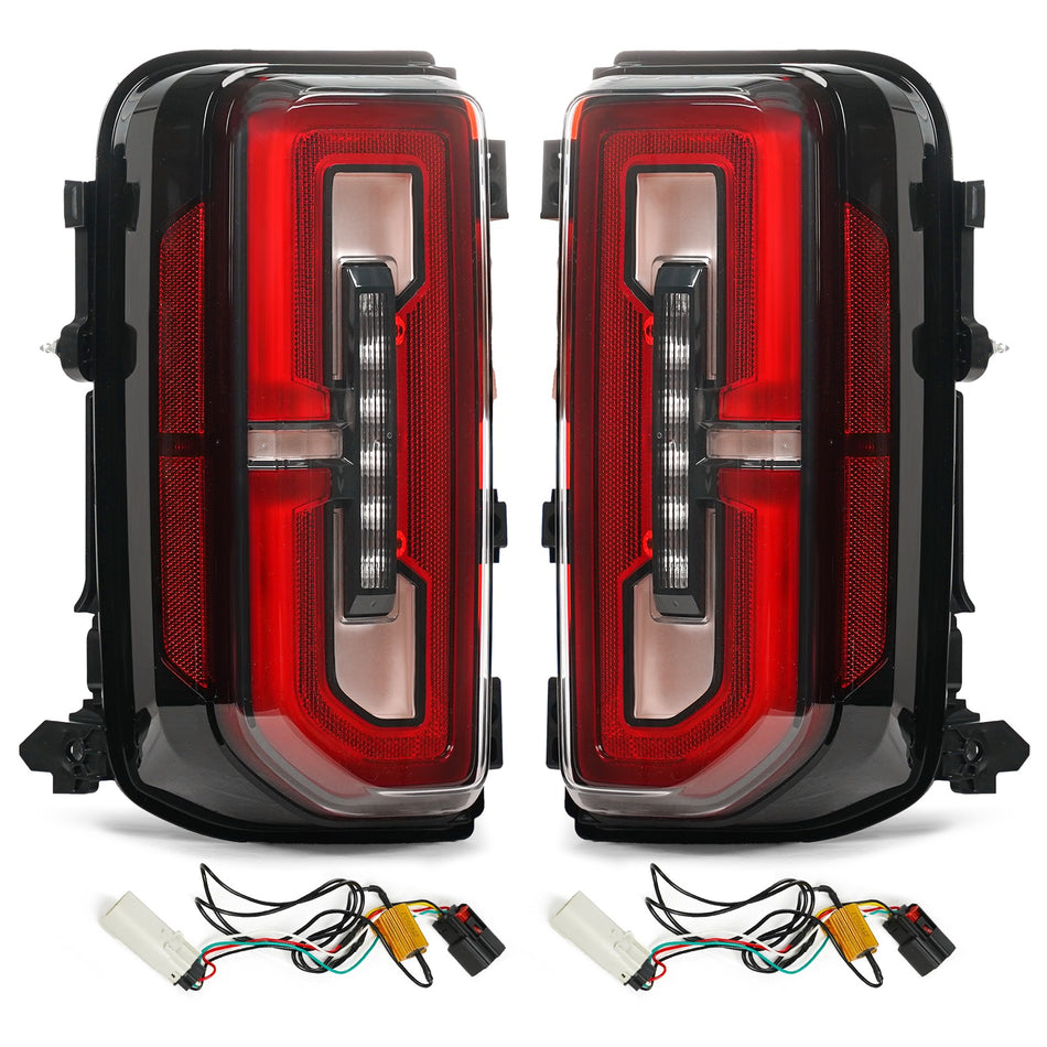 Halogen Upgrade LED Tail Lights For 2021-2026 Ford Bronco Base Left+Right Pair
