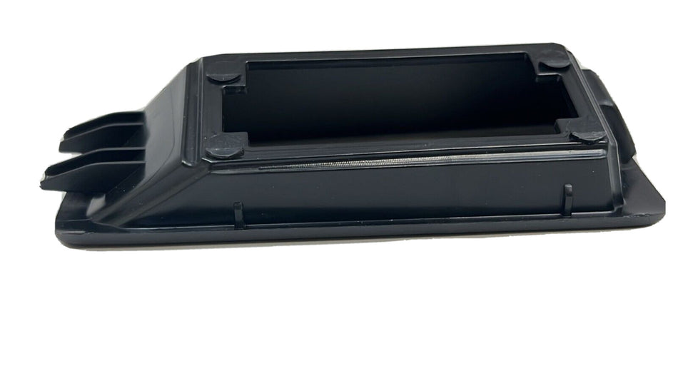 2021-2023 Ford Bronco Sport license plate bezel front view black OEM driver side