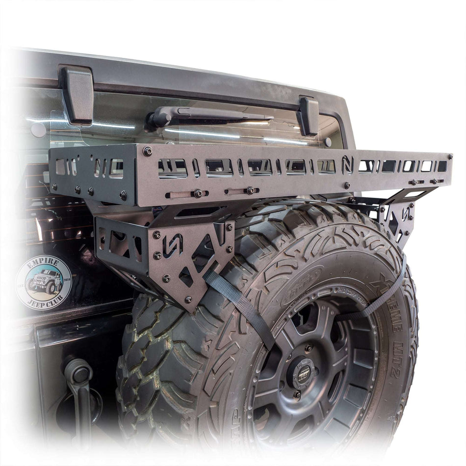 2021-2026 Ford Bronco Spare Tire Storage Rack | Turn Offroad