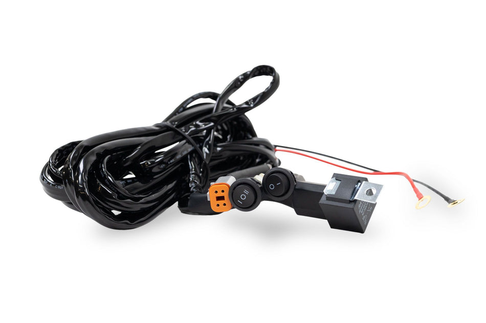 2021-2026 Ford Bronco 40 Amp Halo Light Harness Dual Switch | DV8 Offroad