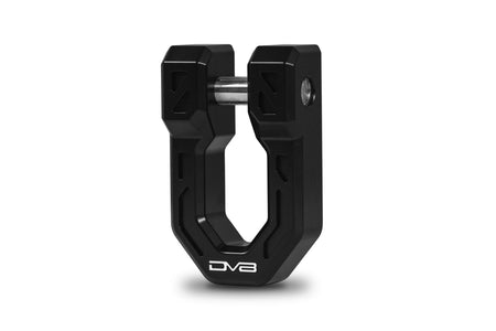 DV8 Offroad Xtract fairlead clevis mount hardware, close-up product shot on white background