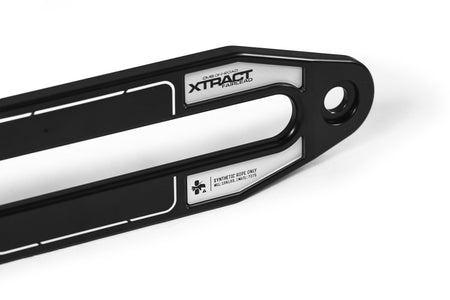 DV8 Offroad Xtract fairlead guide rail component, product shot on white background