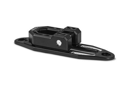 DV8 Offroad Xtract fairlead mounting bracket component, side angle product shot on white background