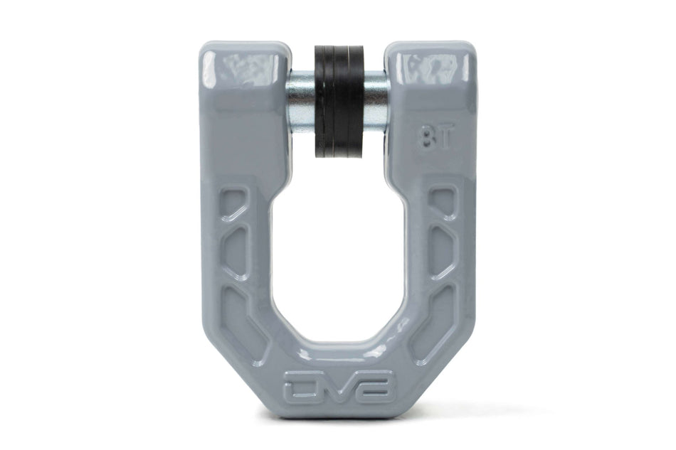 DV8 Offroad Elite Series D-Ring Shackles, Pair | Gray